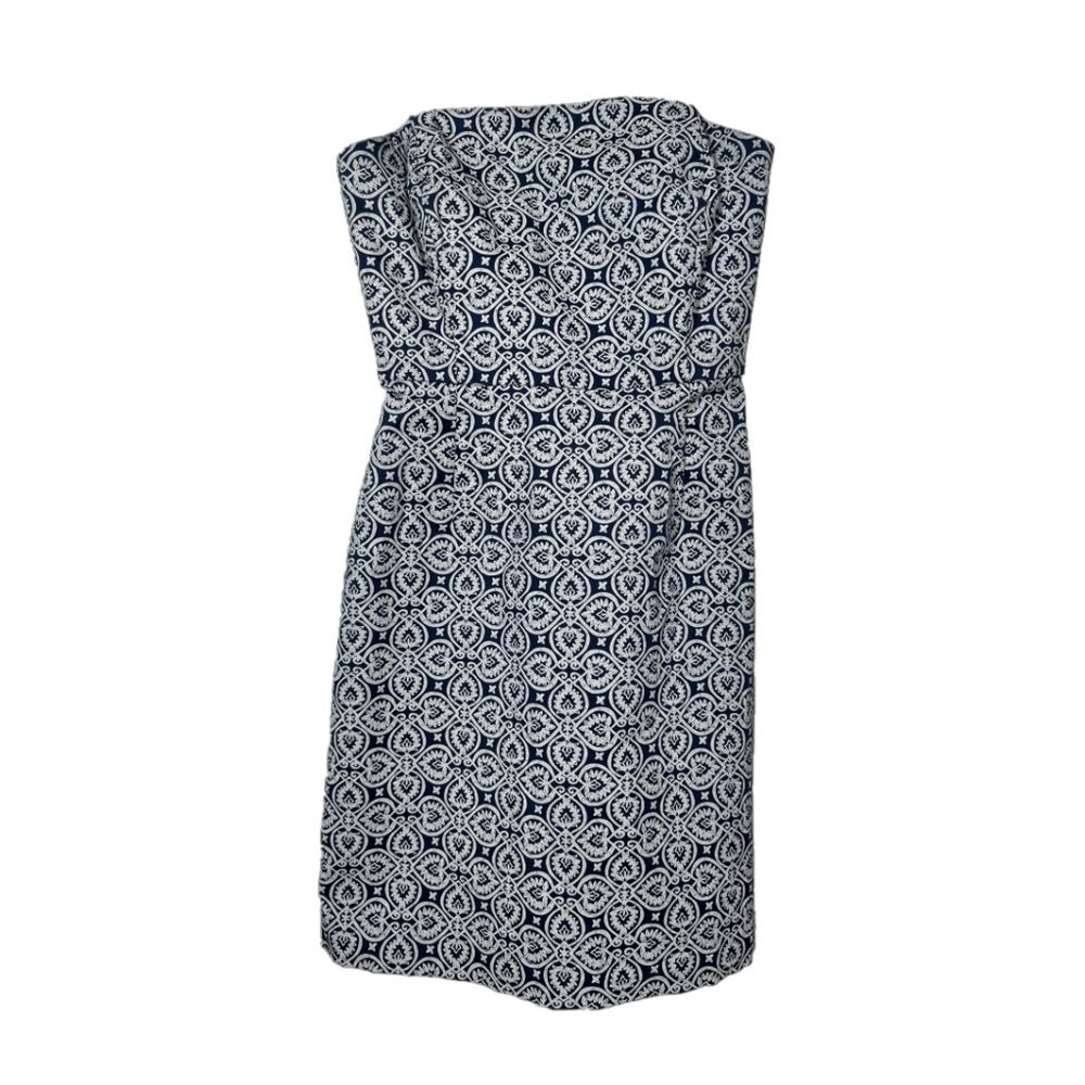Vineyard Vines Strapless Dress in Paisley Damask Tile Size 0
